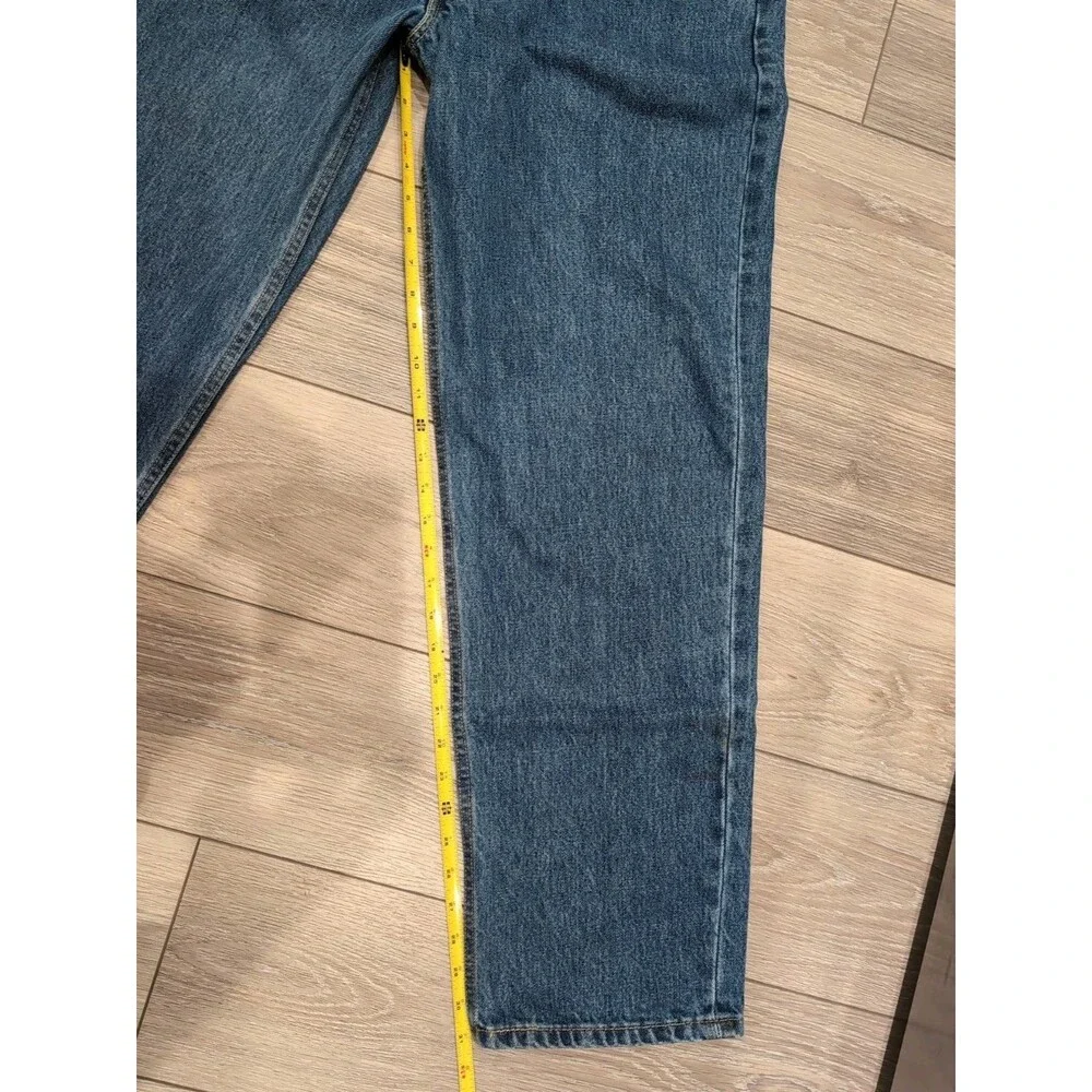 LEVI'S 550 36x32 BLUE JEANS MEN'S STRAIGHT LEG DARK WASH